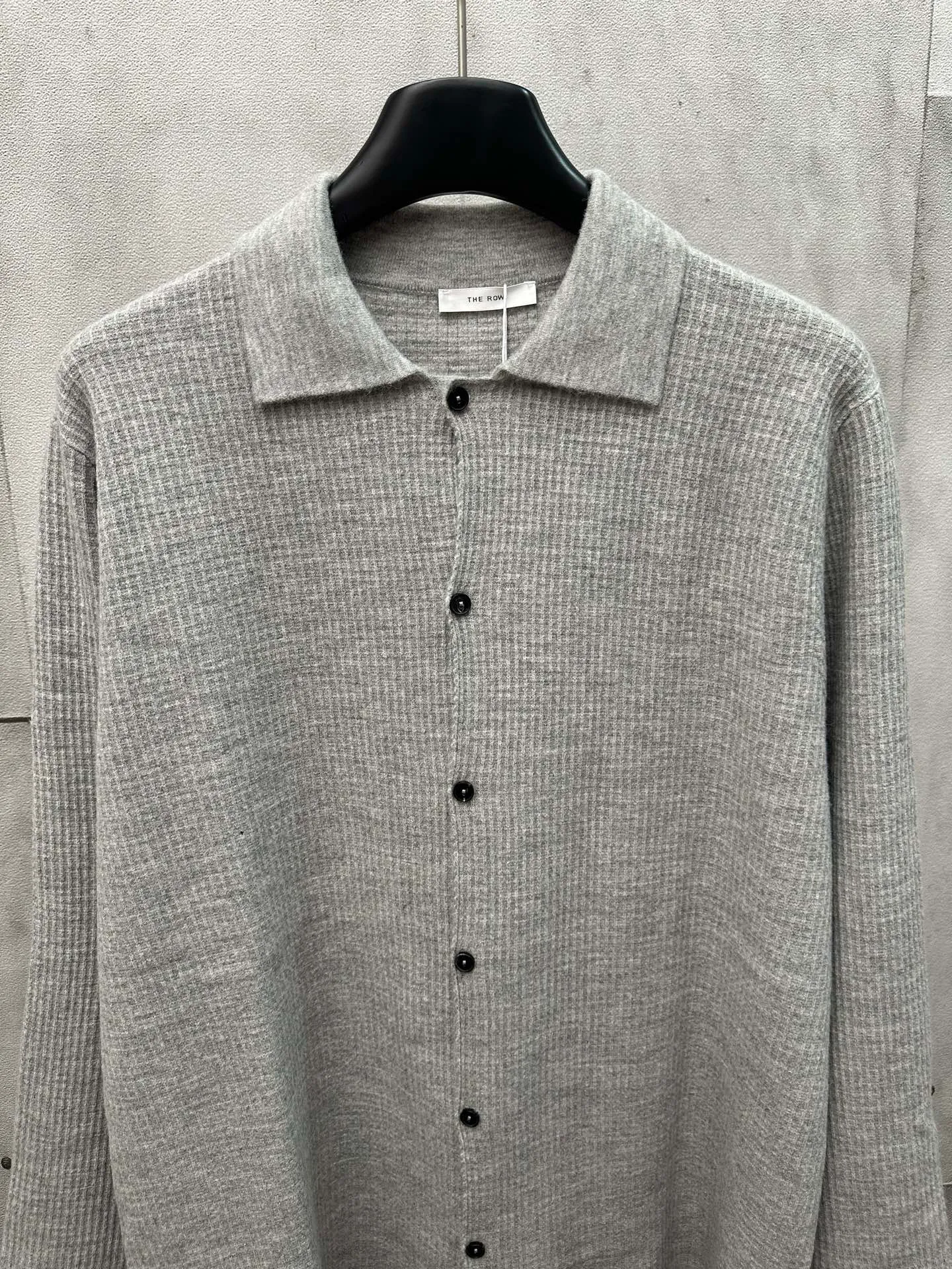 🅿️500 The Row waffle knit long sleeve high version for men and women Size: S M L
